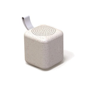cool technology gifts in qatar - Wheat straw Bluetooth Mini speaker TWS and Selfie button