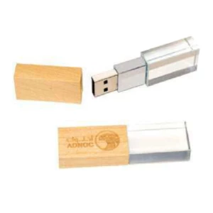 Customized Wooden Crystal USB Flash Drive in bulk Qatar