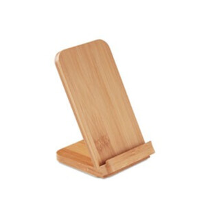 customized Bamboo Wireless Charger Mobile Stand in bulk Qatar